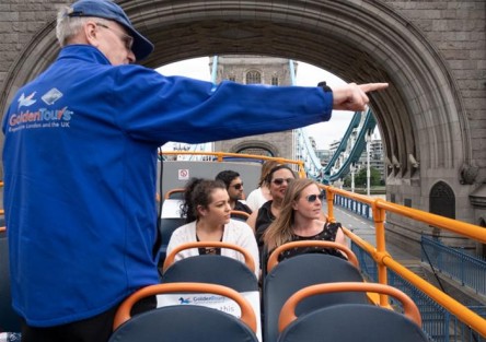 Open-Top-Bustour durch London mit Live-Guide