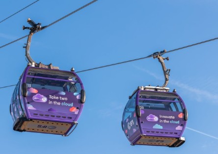 IFS Cloud Cable Car and Thames Clippers
