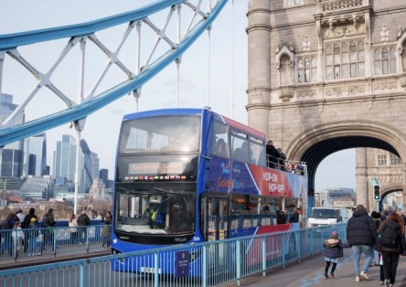 Hop-on-Hop-off-Bustour durch London und Tower of London