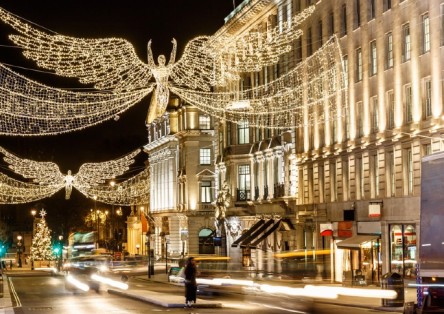 Tour notturno delle luci di Natale a Londra con guida dal vivo