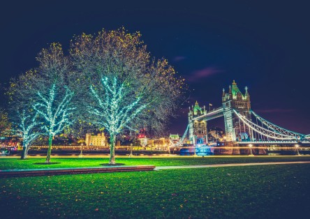 Las Luces de Londres en Nochebuena