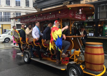 Wee Toast Tours – Original Beer & Prosecco Bike