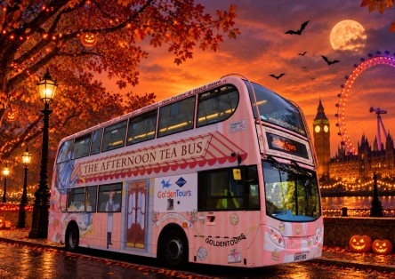 Halloween Afternoon Tea Bus