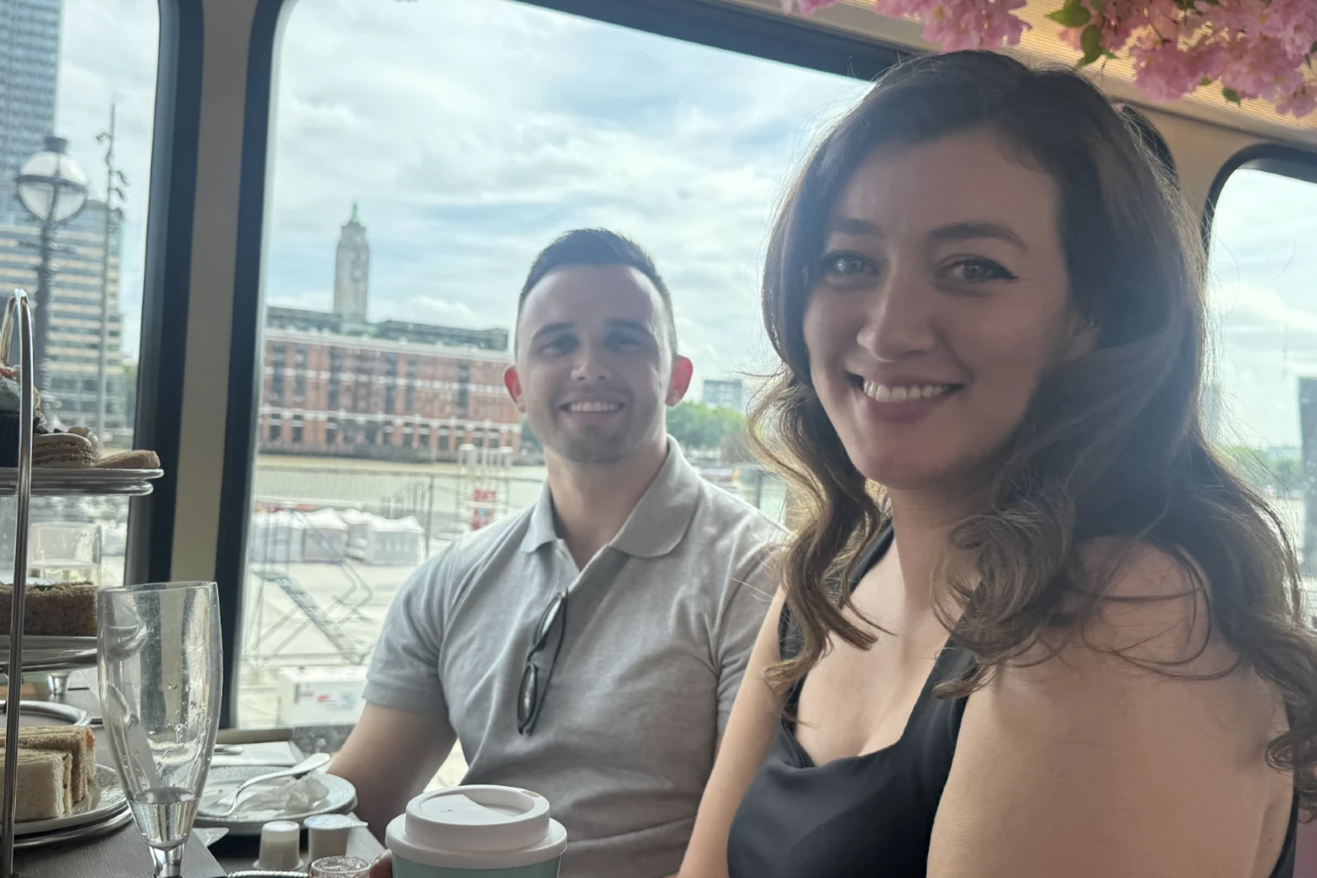 Afternoon Tea and view of Thames