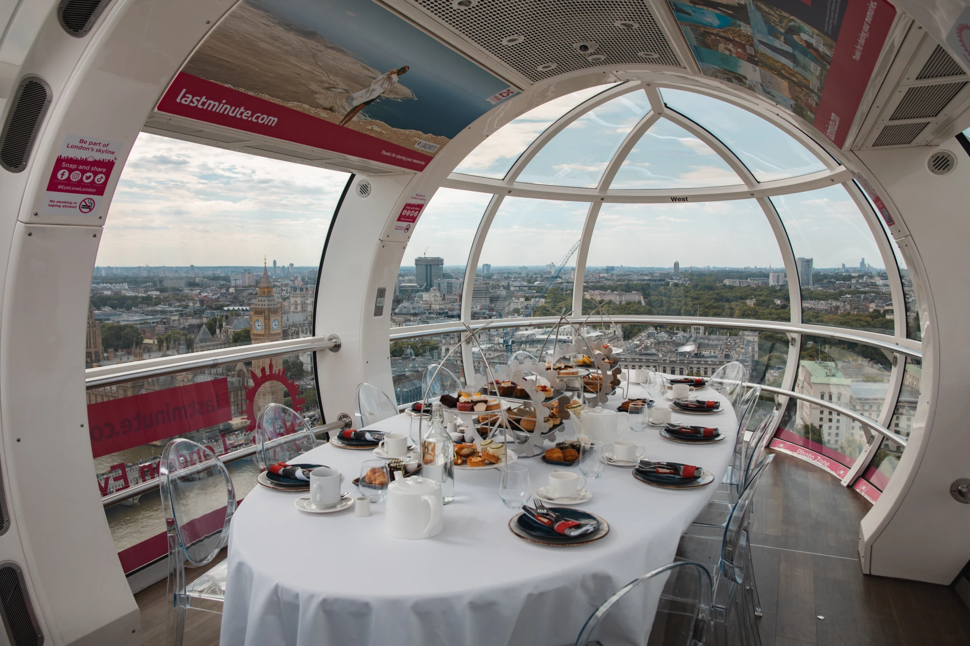 Afternoon Tea on the London Eye