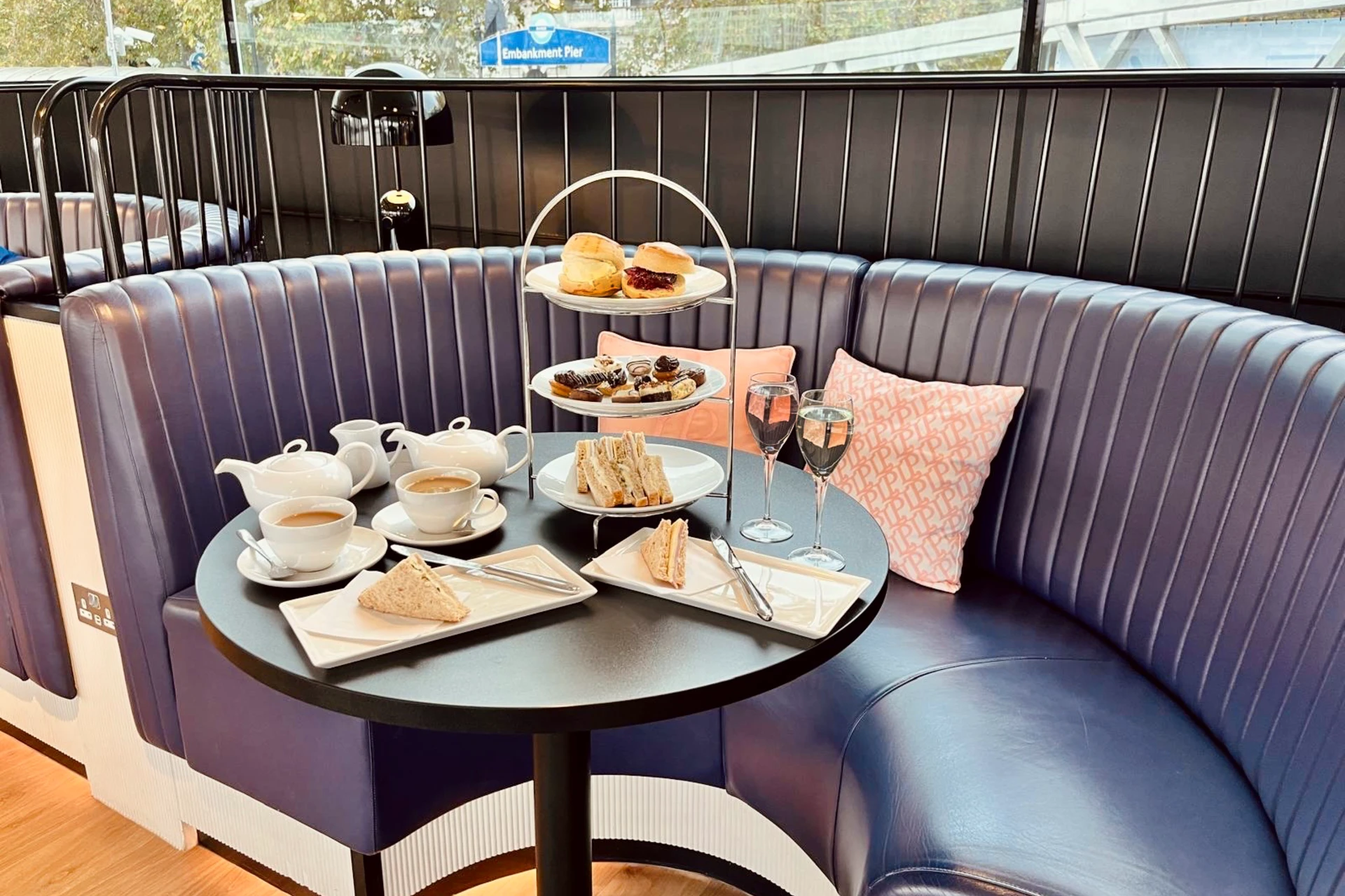 Clipper Lounge Tea Booth