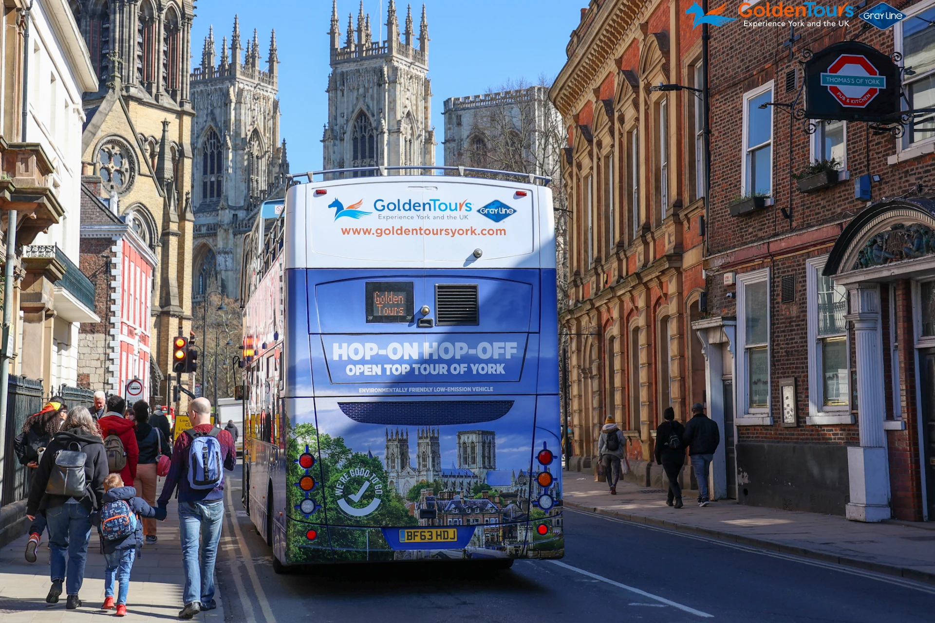 Open Top Bus Tour of York