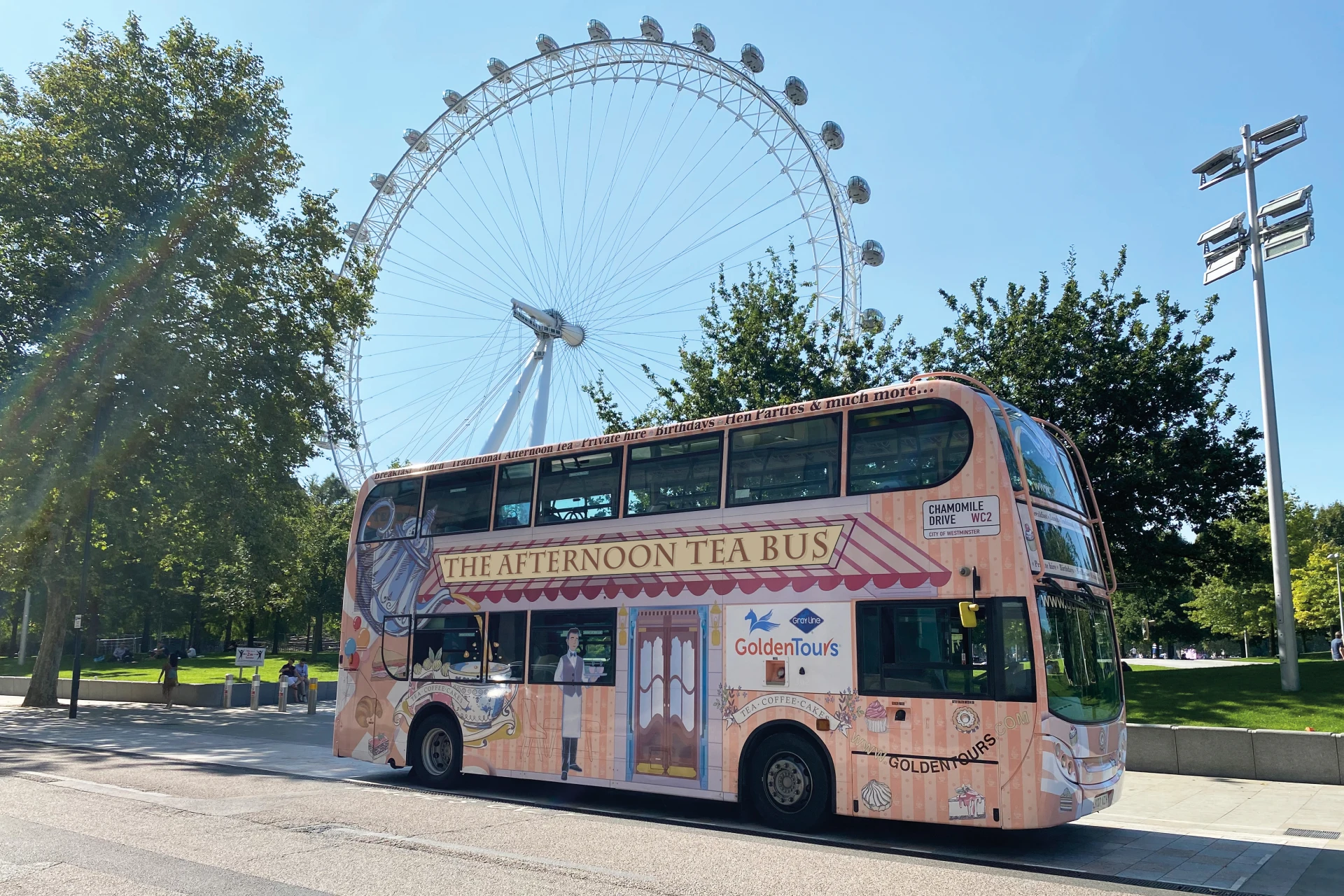 London Afternoon Tea Bus