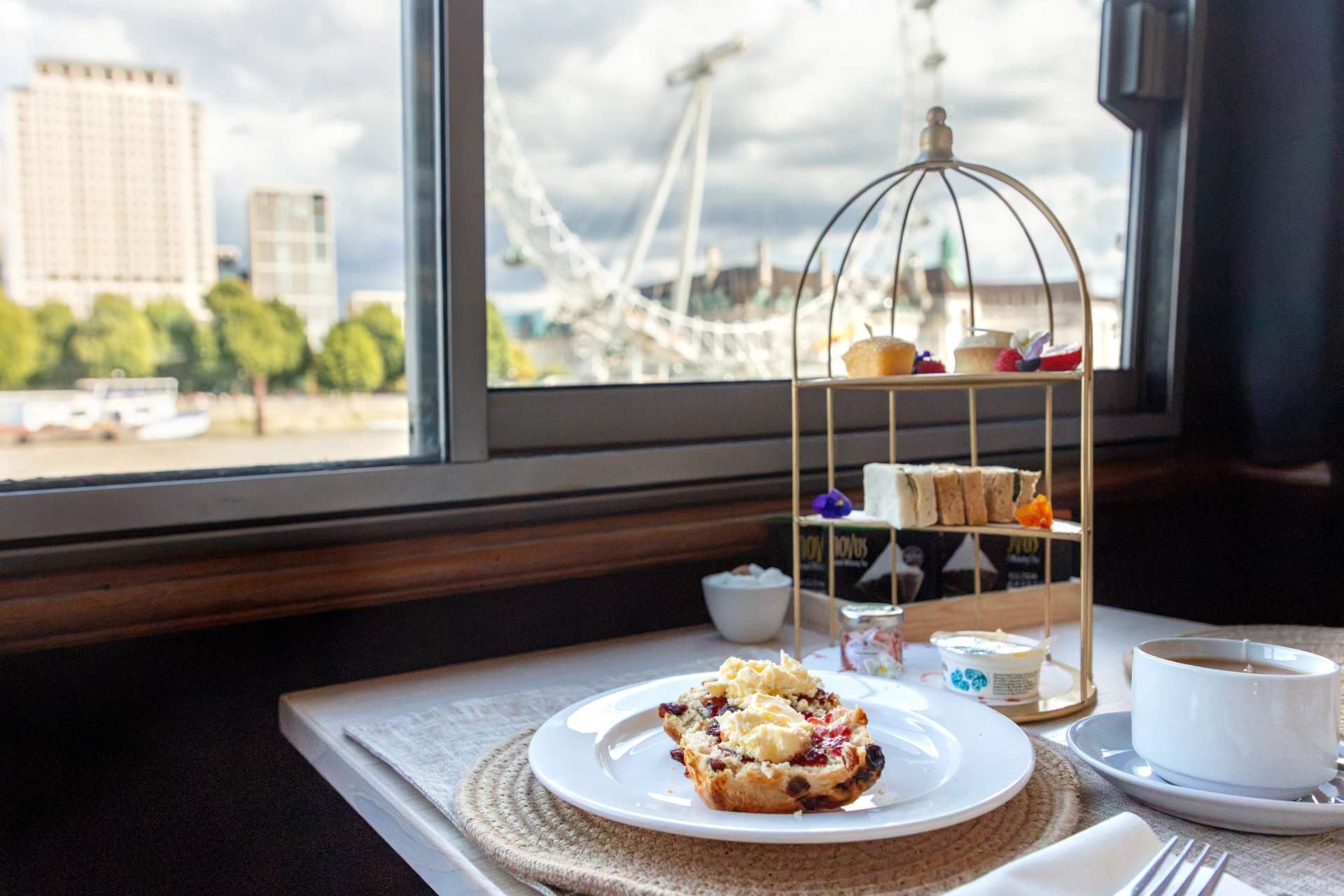 Thames River Cruise with Afternoon Tea or Two-Course Dinner