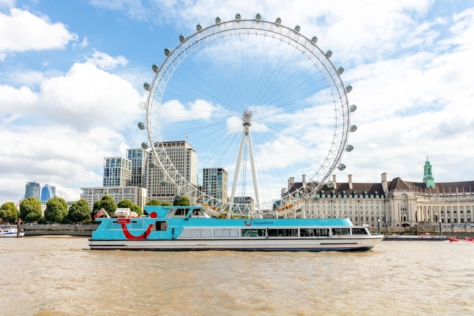 Thames River Cruise with Afternoon Tea or Two-Course Dinner