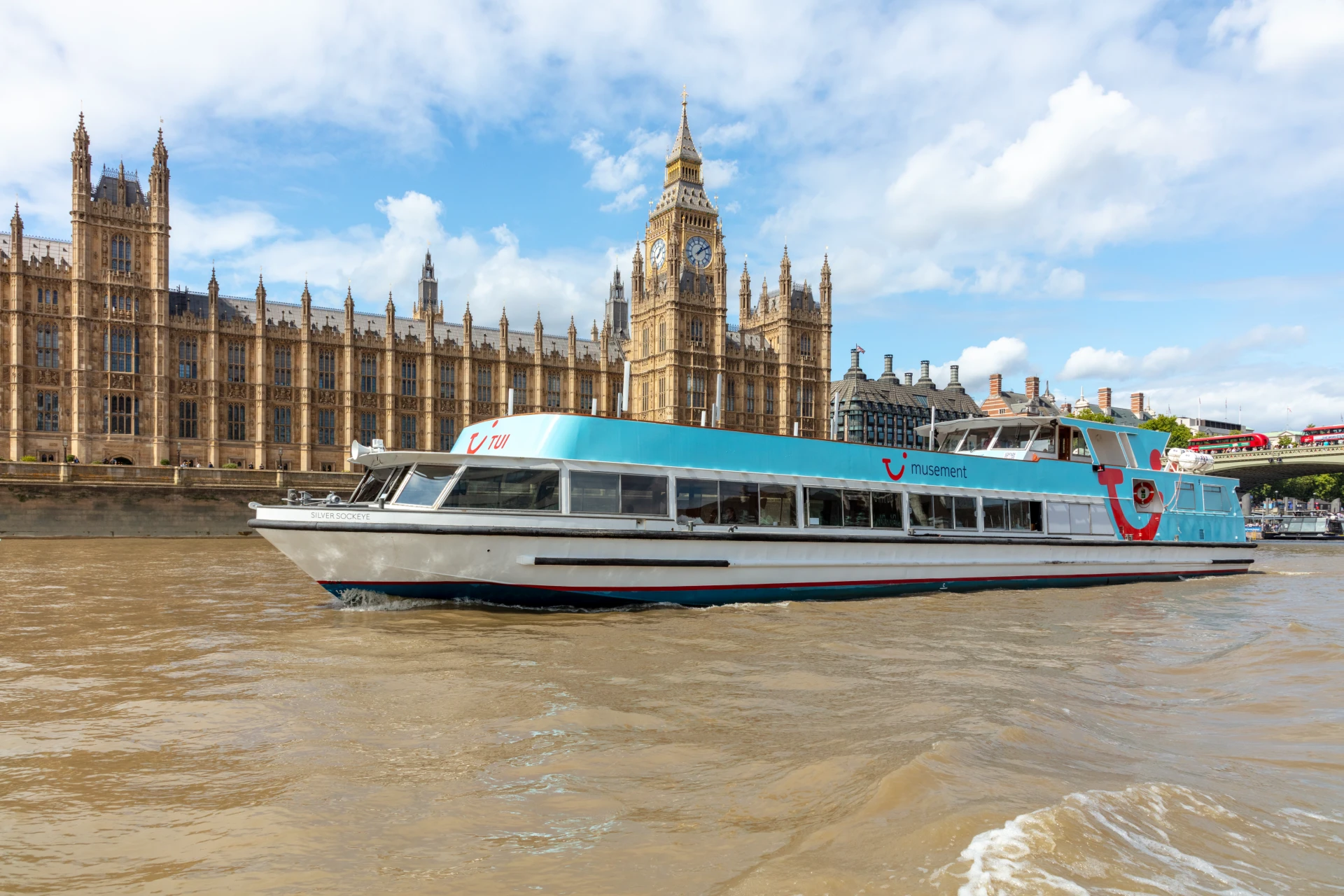 Thames River Cruise with Afternoon Tea or Two-Course Dinner