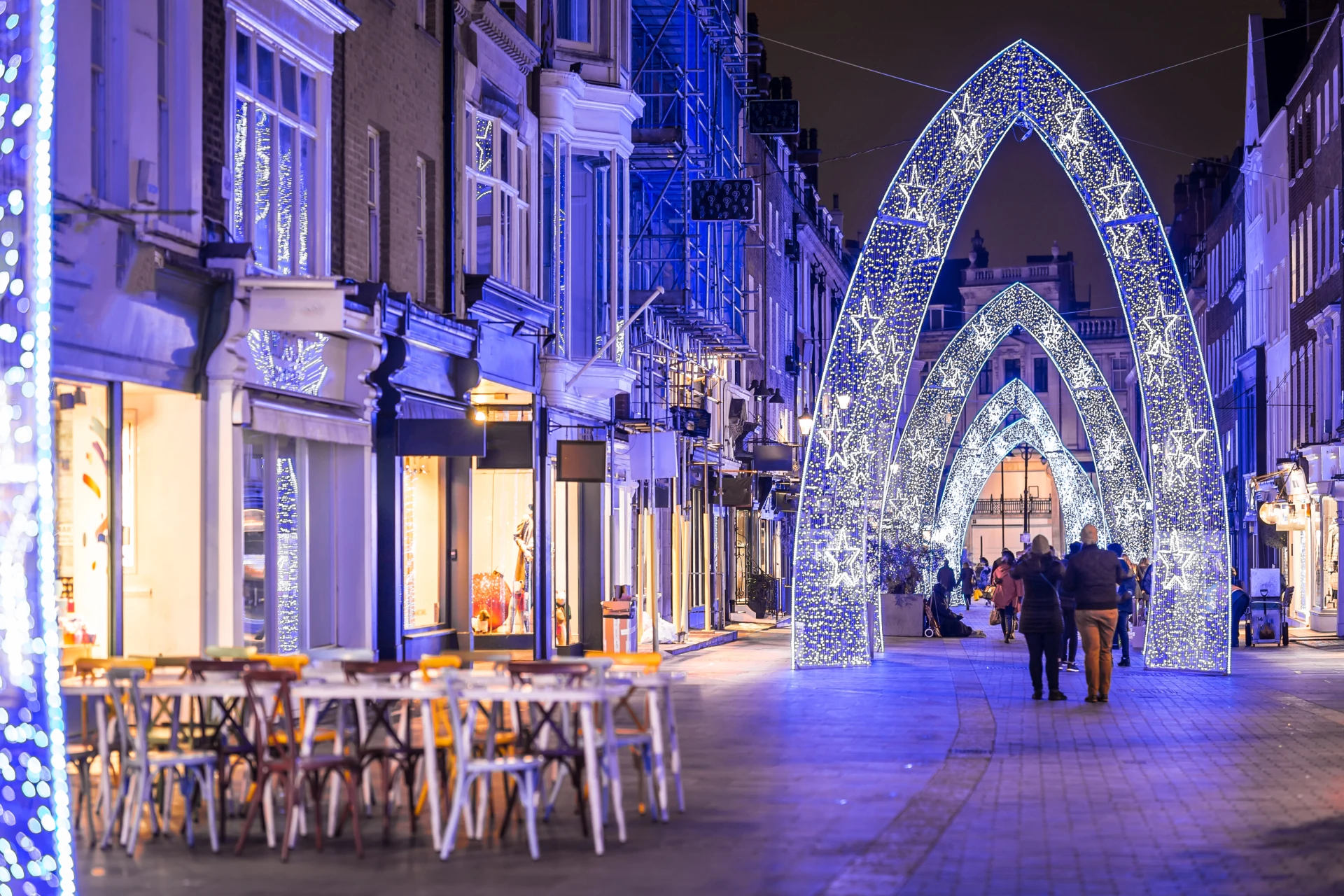London Christmas Lights & Festive Hot Chocolate Walking Tour