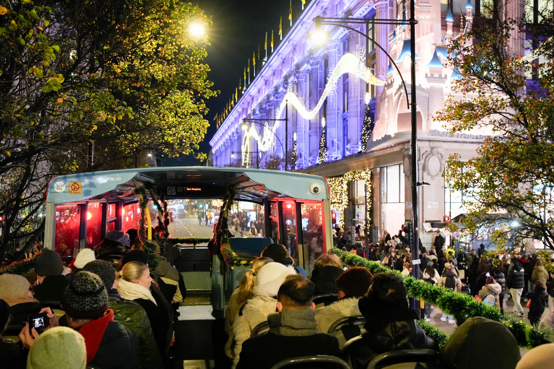 Christmas Lights London by Night Tour with Live Guide