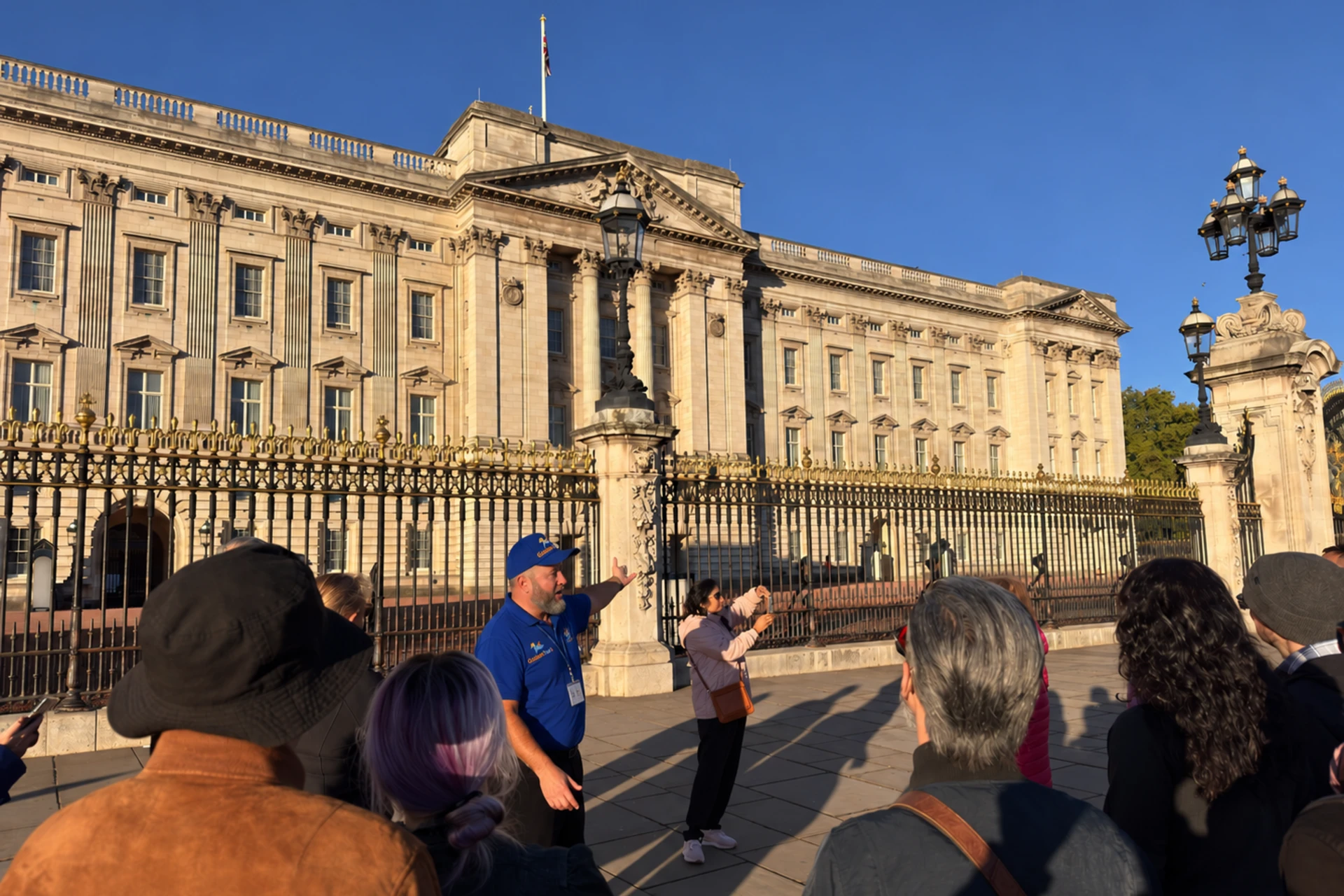 Guide at Buckingham Palace