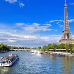 Eiffel Tower and River Seine