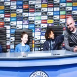 Pep Guardiola with Fans