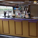 Fully stocked cash bar