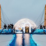 Up at The O2 - Snow Globe