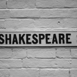 Shakespeare Road Sign