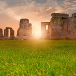 Stonehenge Inner Circle sunset