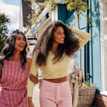 Shoppers in Bicester Village