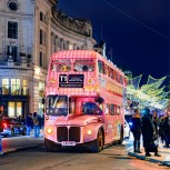 Singalong at Christmas on a Routemaster bus