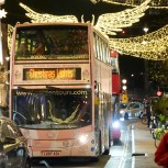 Christmas Lights Singalong on Regents Street