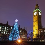 Big Ben and Christmas Lights