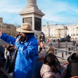 Tour Guide & Trafalgar Square