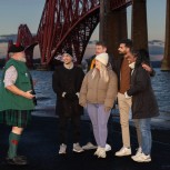 Pax and Guide at Queensferry