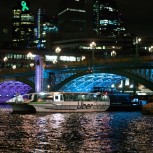 Uber Boat at Night