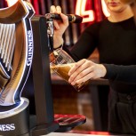 Pouring Guinness