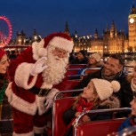 Festive Santa Ride by the Thames
