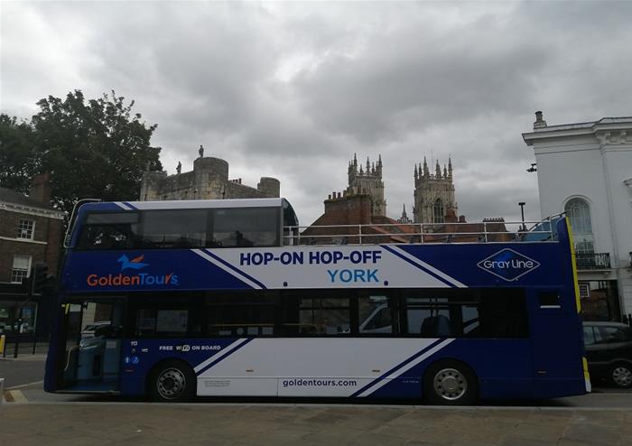 Hop-on Hop-off Open Top Tour of York