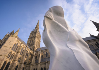 Sculpture exhibition at Salisbury Cathedral