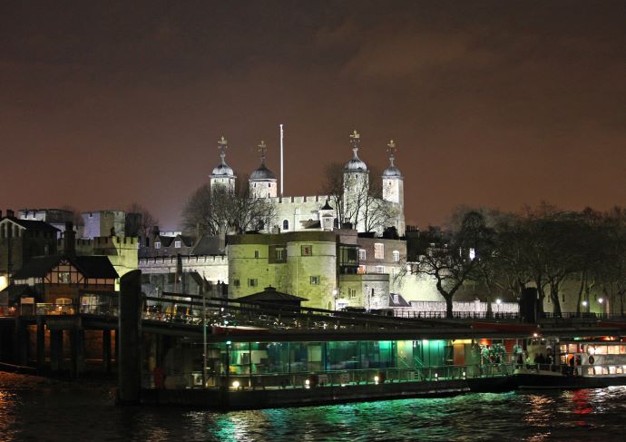 Tower of London at night