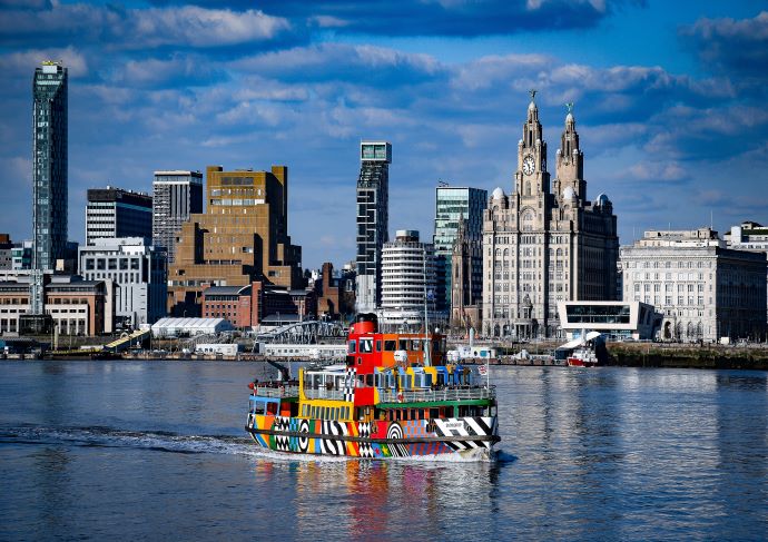 Dazzle on the River Mersey