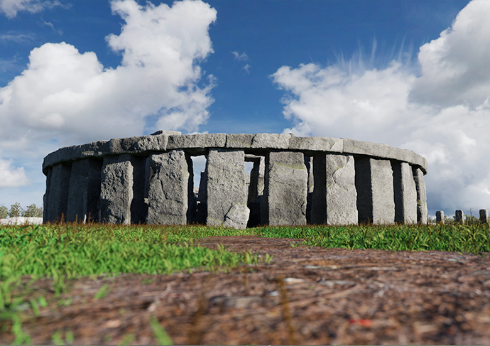 The Stonehenge circle