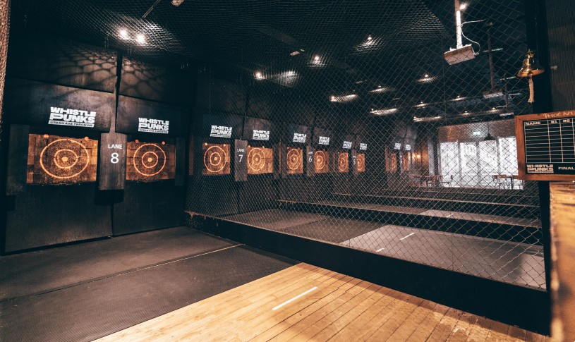 Whistle Punks Axe Throwing