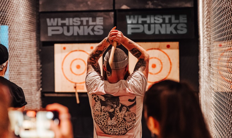 Whistle Punks Axe Throwing