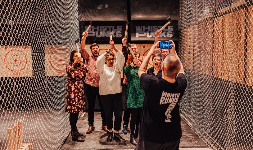 Whistle Punks Axe Throwing