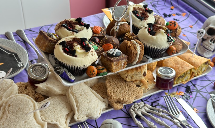 Halloween Afternoon Tea Bus