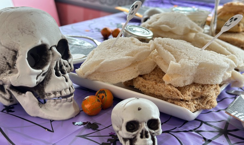 Halloween Afternoon Tea Bus