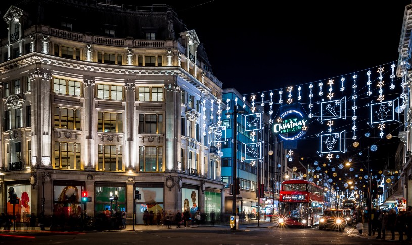 Oxford Street Christmas lights