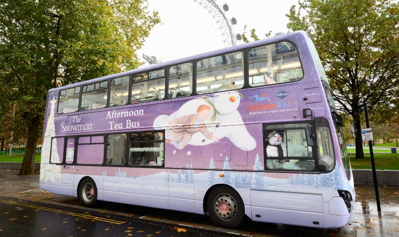 The Snowman Tea Bus