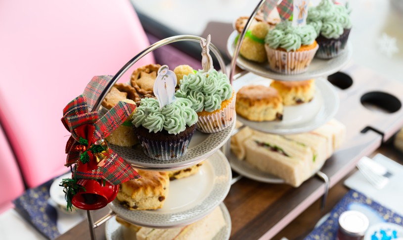 The Snowman Afternoon Tea Food