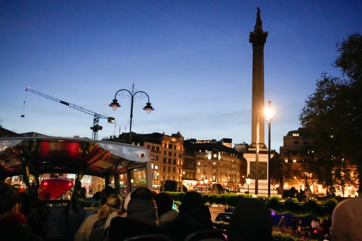 London by Night Open Top Bus Tour