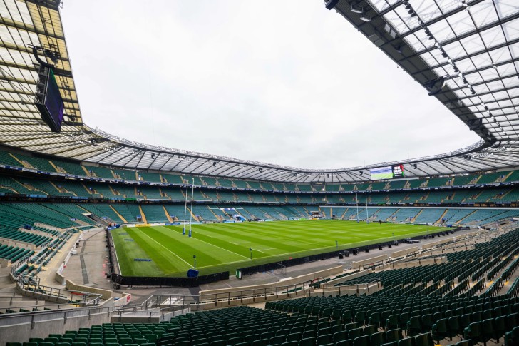 Interior of Empty Stadium Daytime