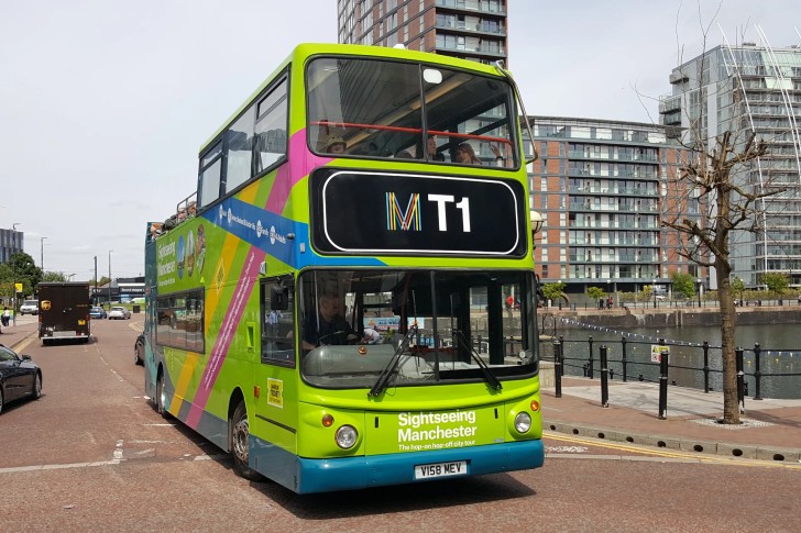 Sightseeing Manchester Bus Tour