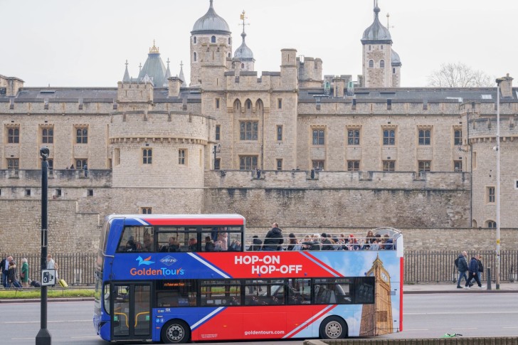 Hop-on Hop-off London Bus Tour with the Tower of London